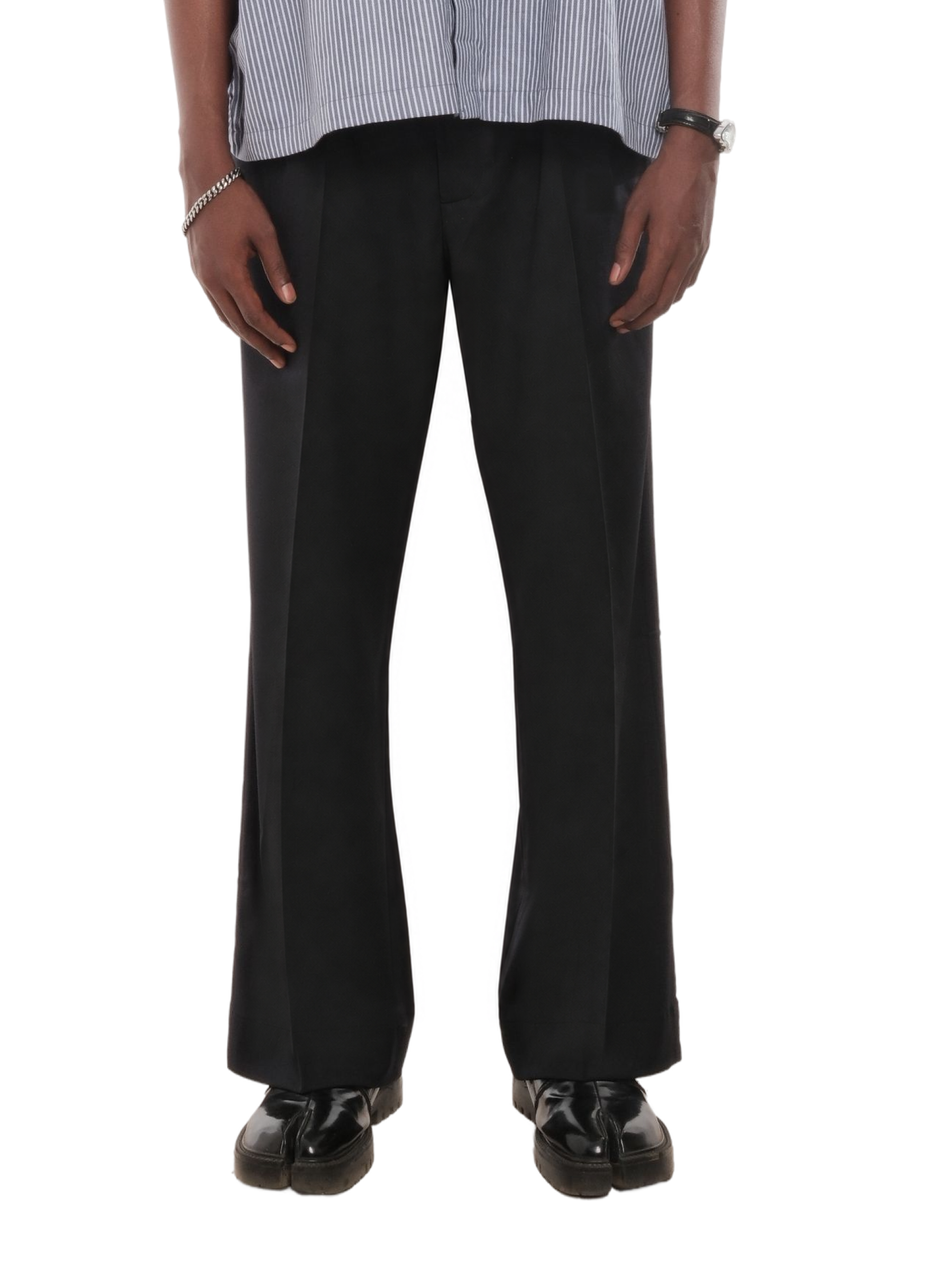 ORSO Wide-Leg Trousers in Black