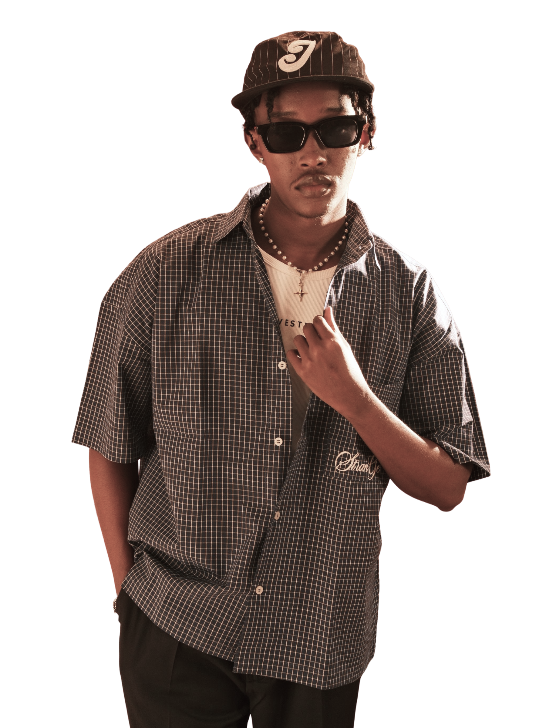 VICO Check Shirt in Navy Check